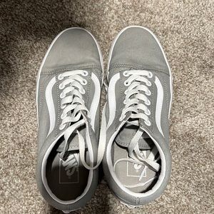 Grey Old School Vans 7.5
